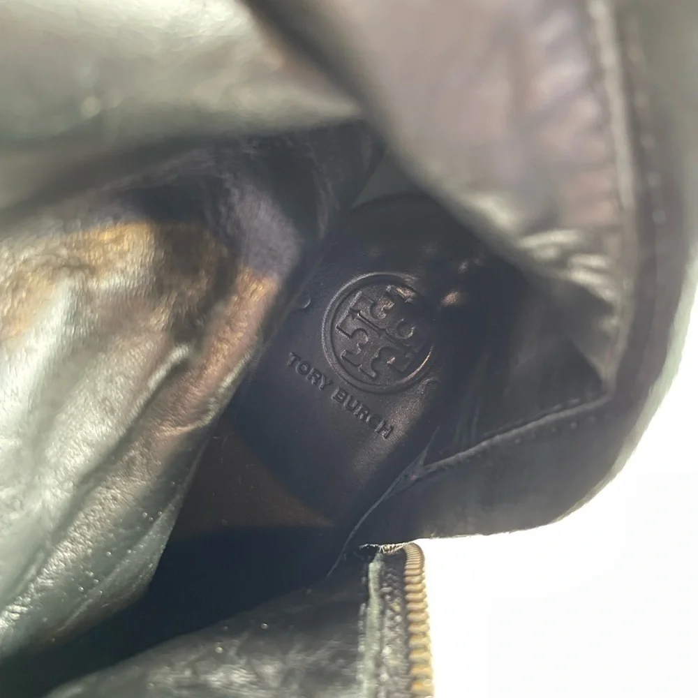 Tory Burch Suede Riding Boots in Black Size‎ 10